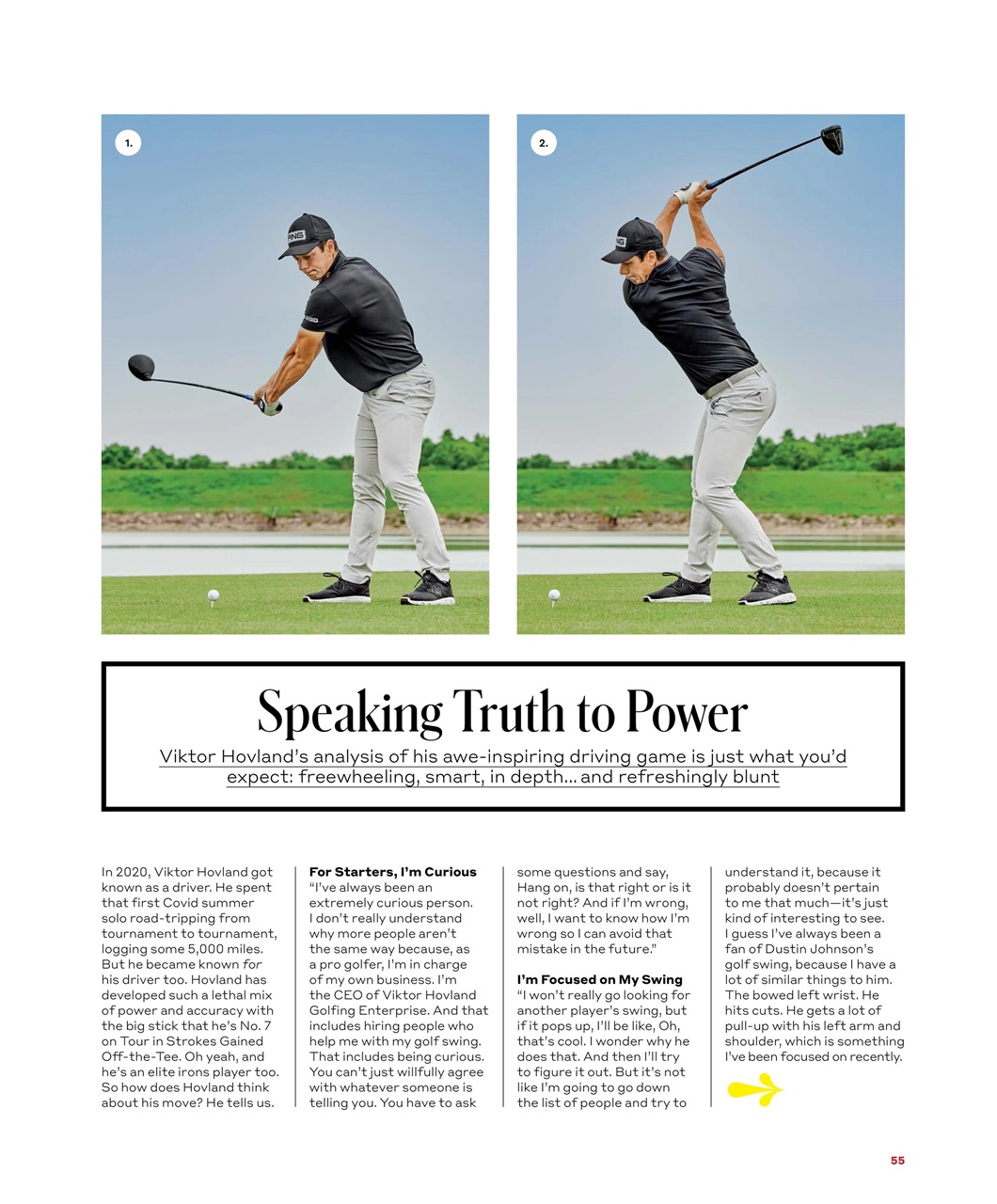 Golf Magazine Preview Pages