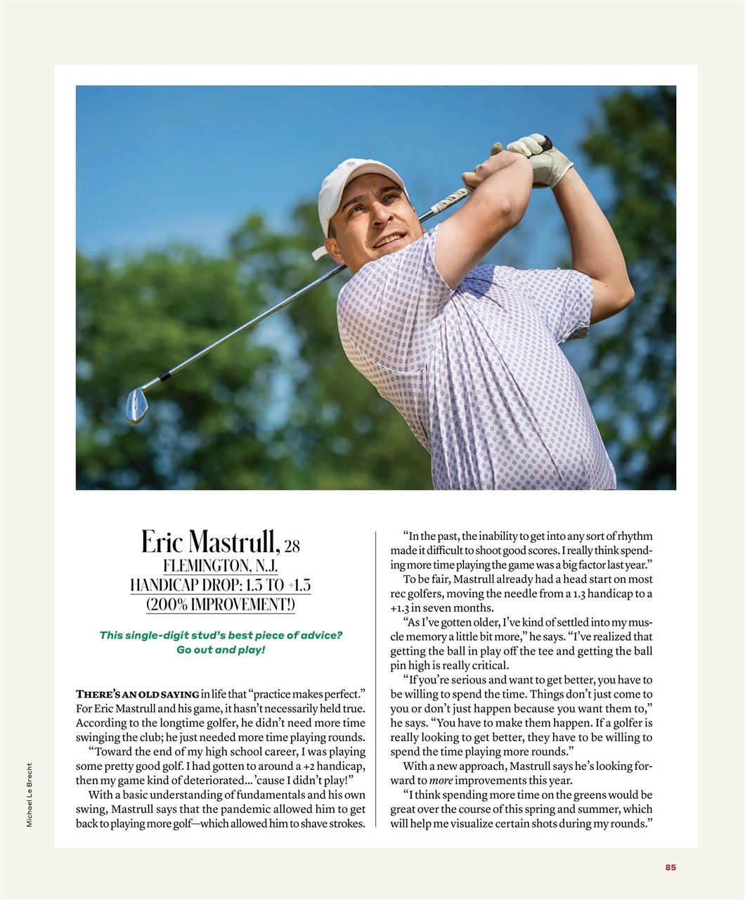 Golf Magazine Preview Pages