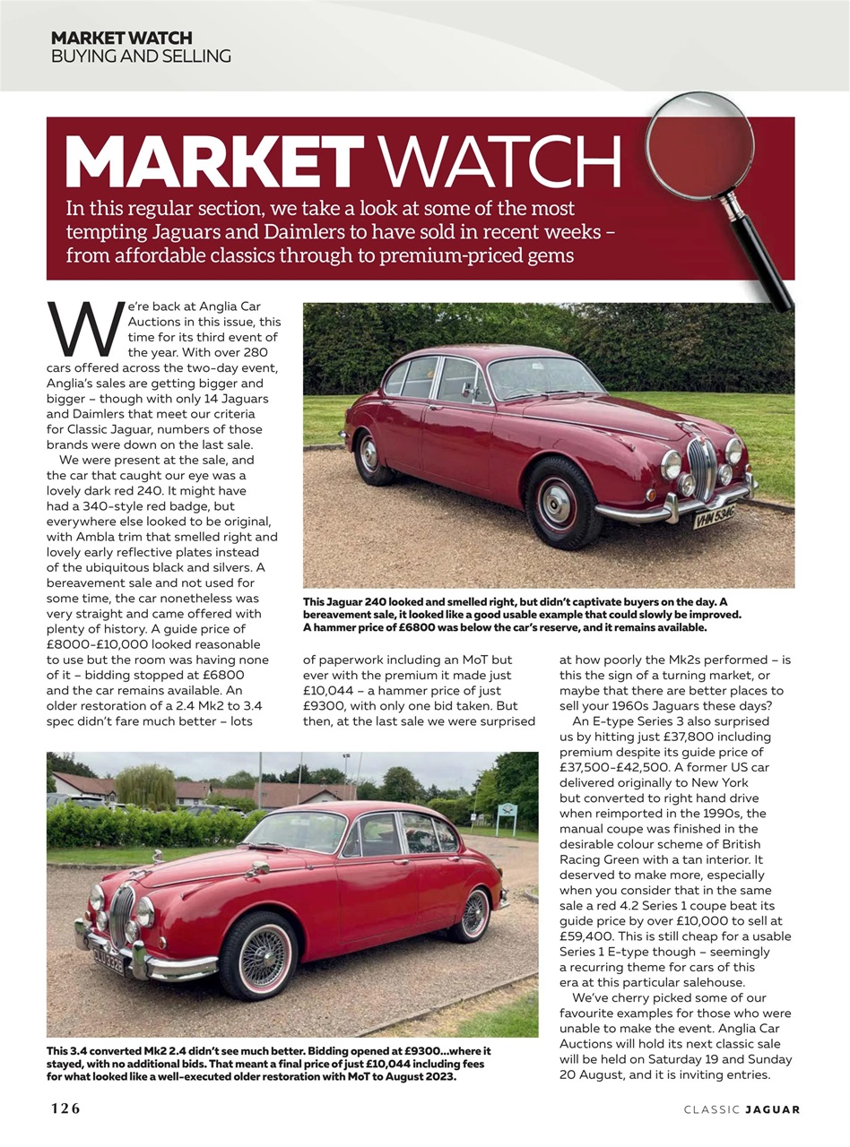 Classic Jaguar Preview Pages