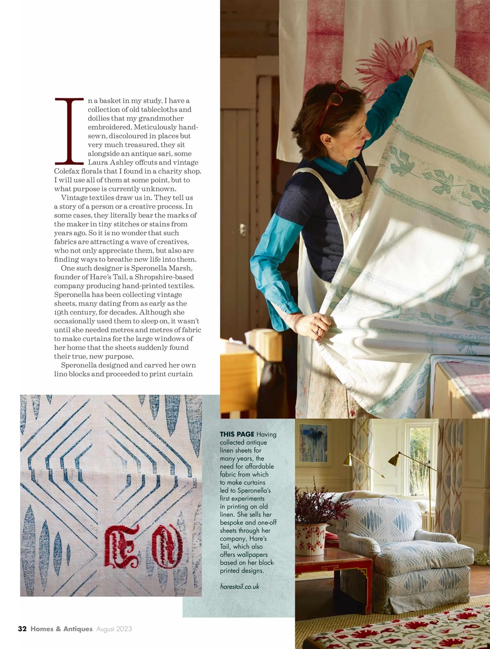 Homes & Antiques Magazine Preview Pages