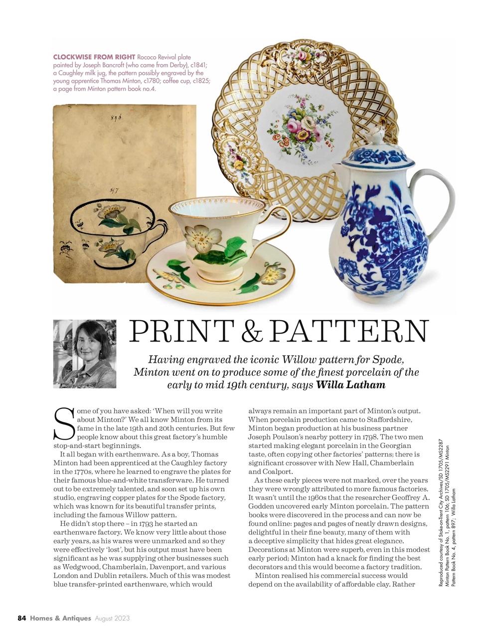 Homes & Antiques Magazine Preview Pages