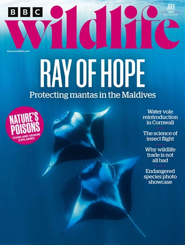 BBC Wildlife Magazine issue July 2023