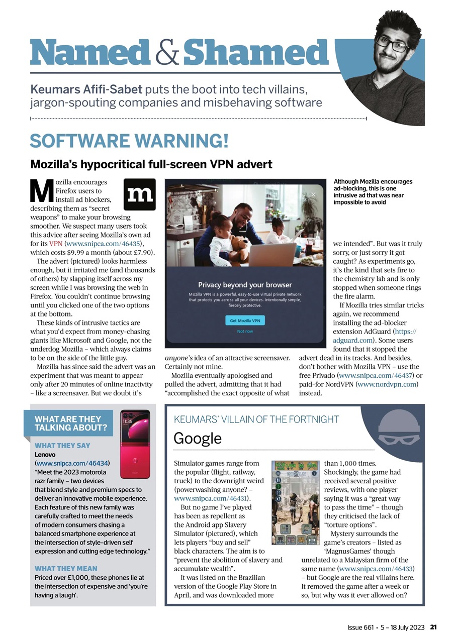 Computer Active Preview Pages