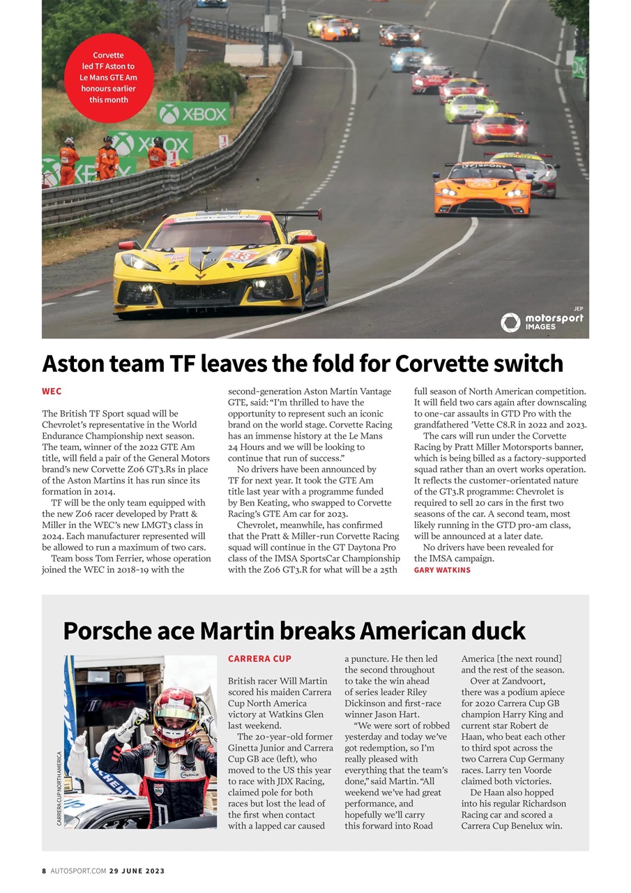 Autosport Preview Pages
