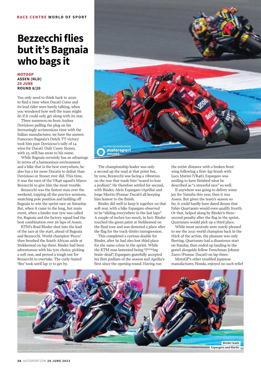 Autosport Preview Pages