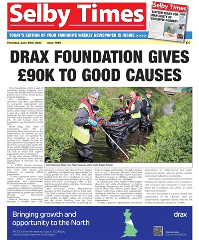 Selby Times issue June 29th 2023