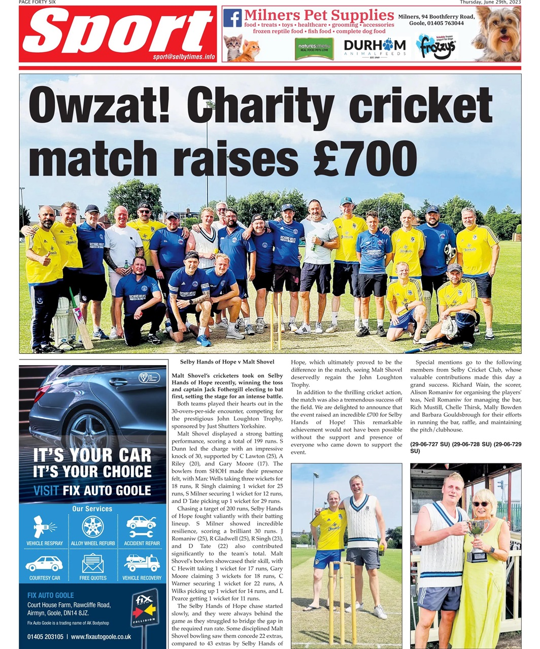 Selby Times Preview Pages