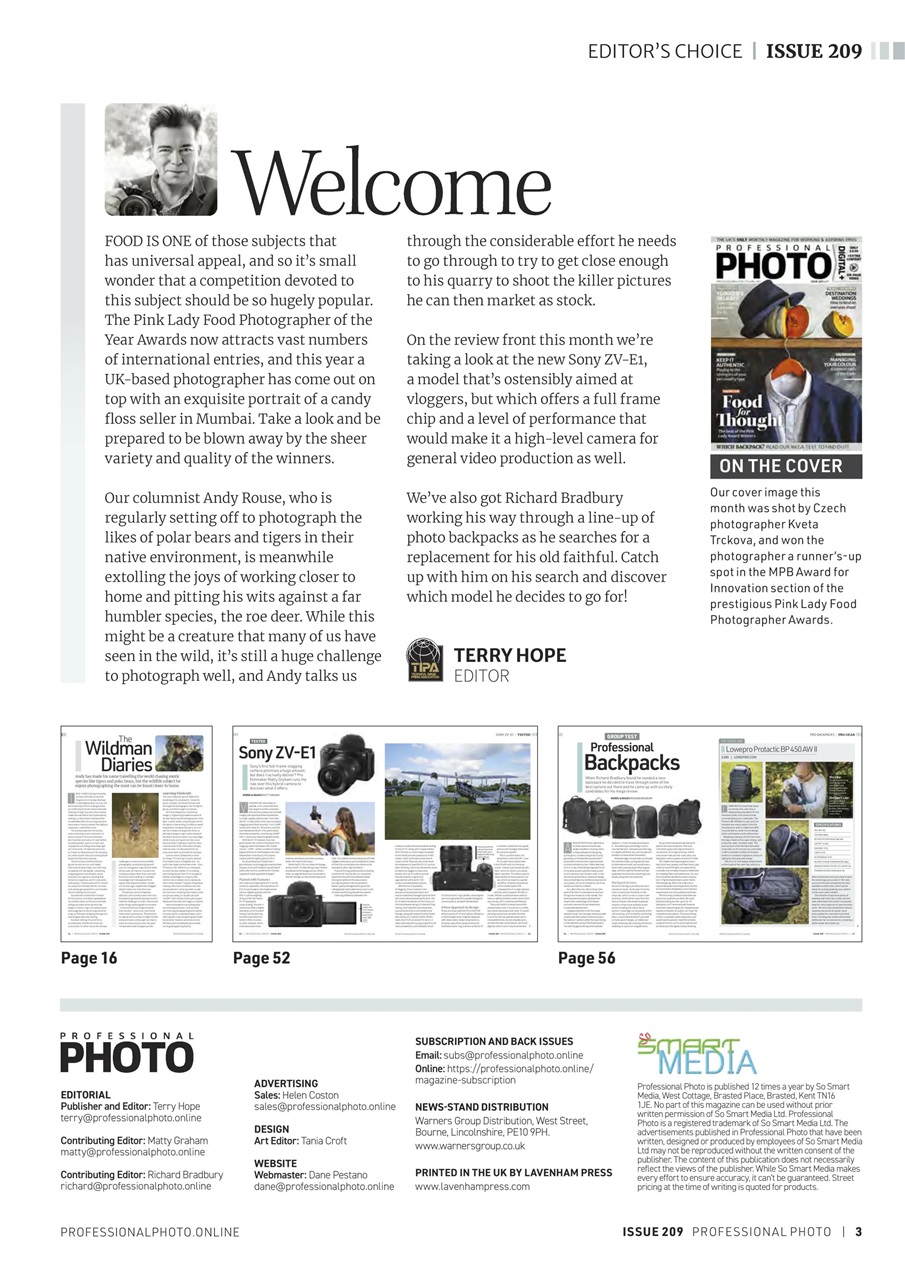 Professional Photo Preview Pages