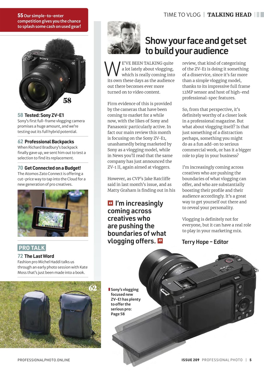 Professional Photo Preview Pages