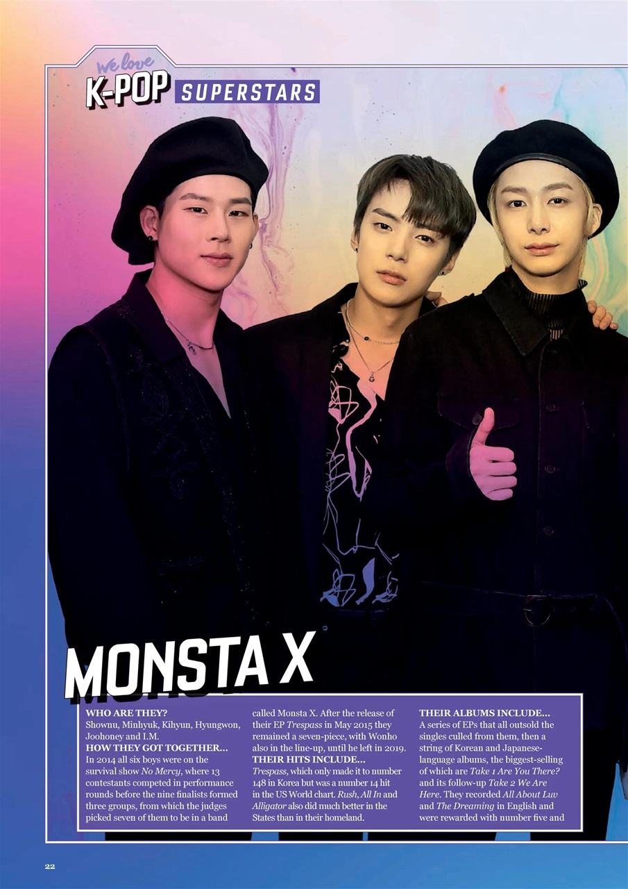 K-Pop Superstars Preview Pages