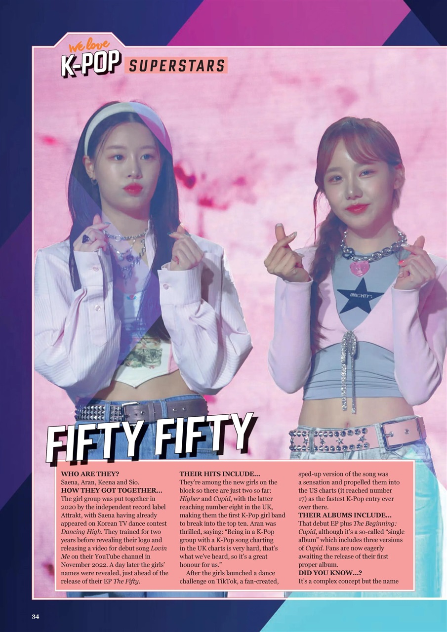 K-Pop Superstars Preview Pages