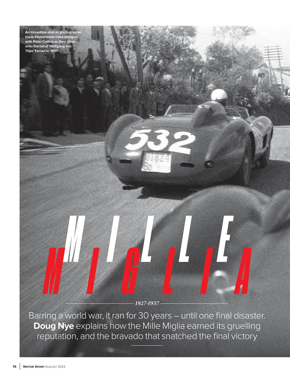 Motor Sport Magazine Preview Pages