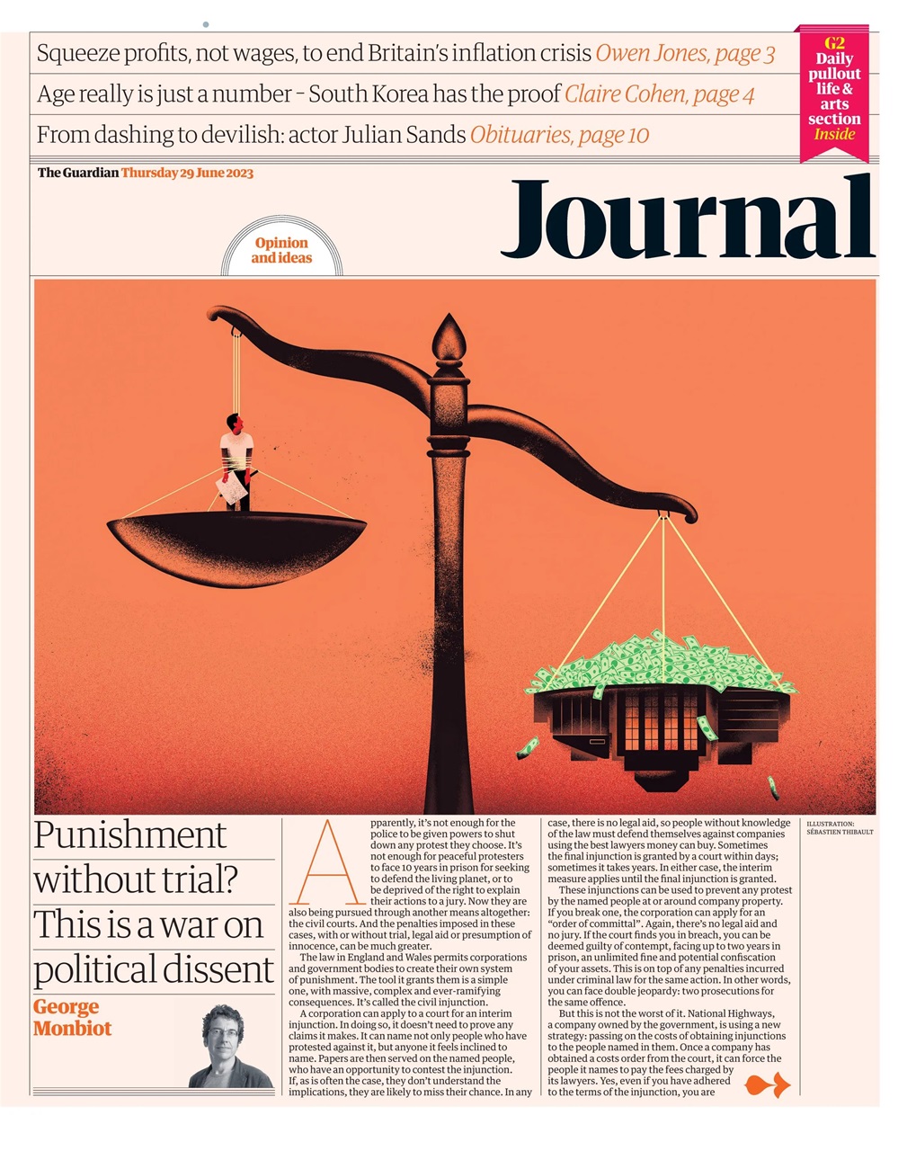The Guardian Newspaper Preview Pages