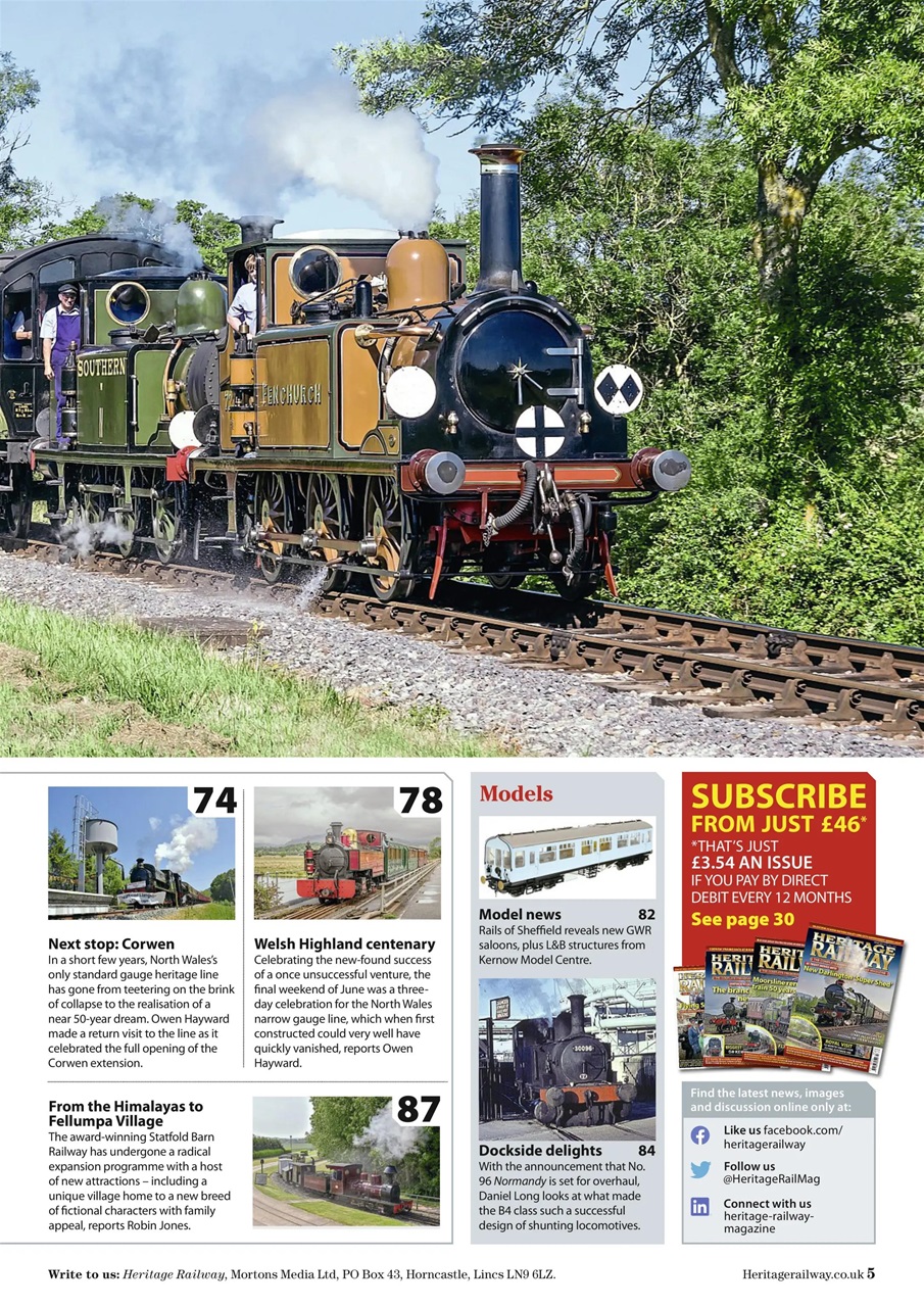 Heritage Railway Preview Pages