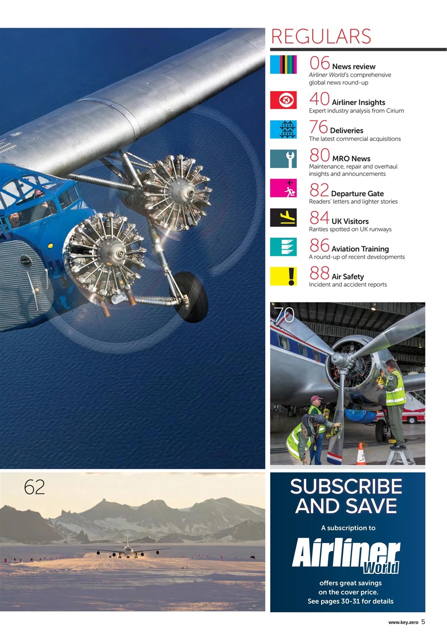 Airliner World Preview Pages