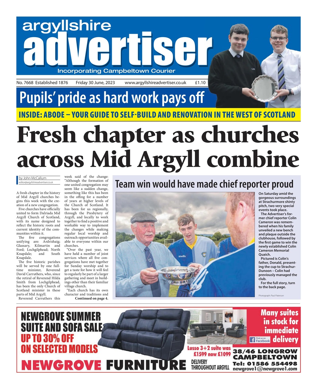 Argyllshire Advertiser Preview Pages