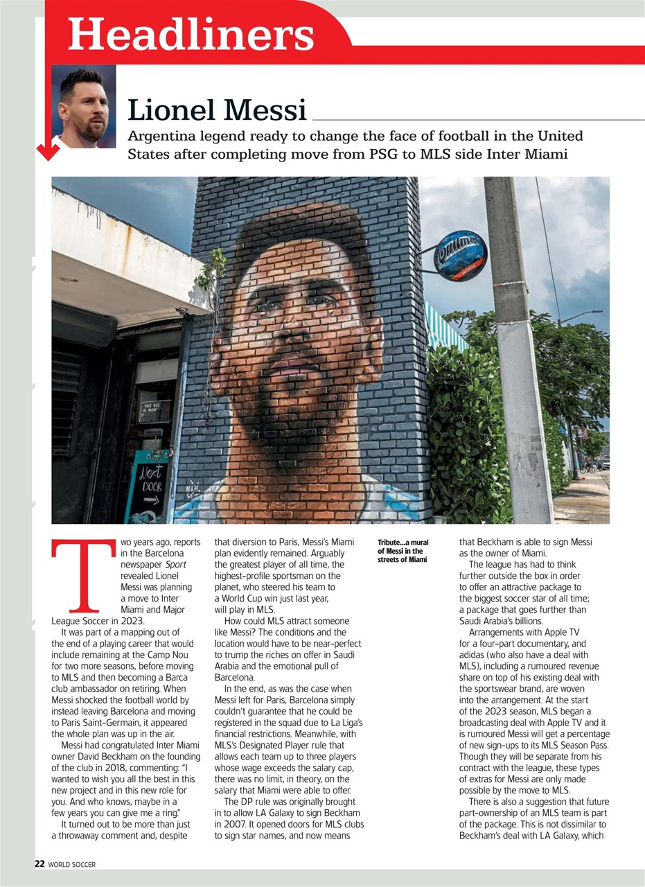 World Soccer Preview Pages