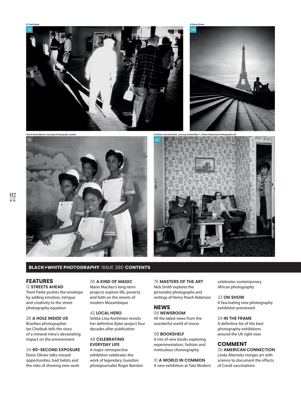 Black+White Photography Preview Pages