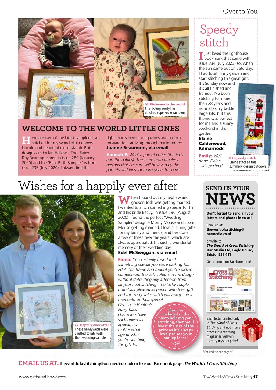 The World of Cross Stitching Preview Pages