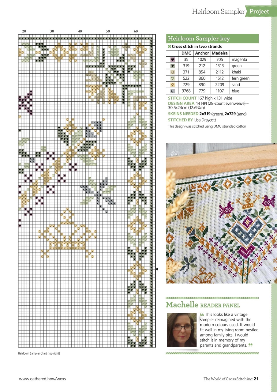 The World of Cross Stitching Preview Pages