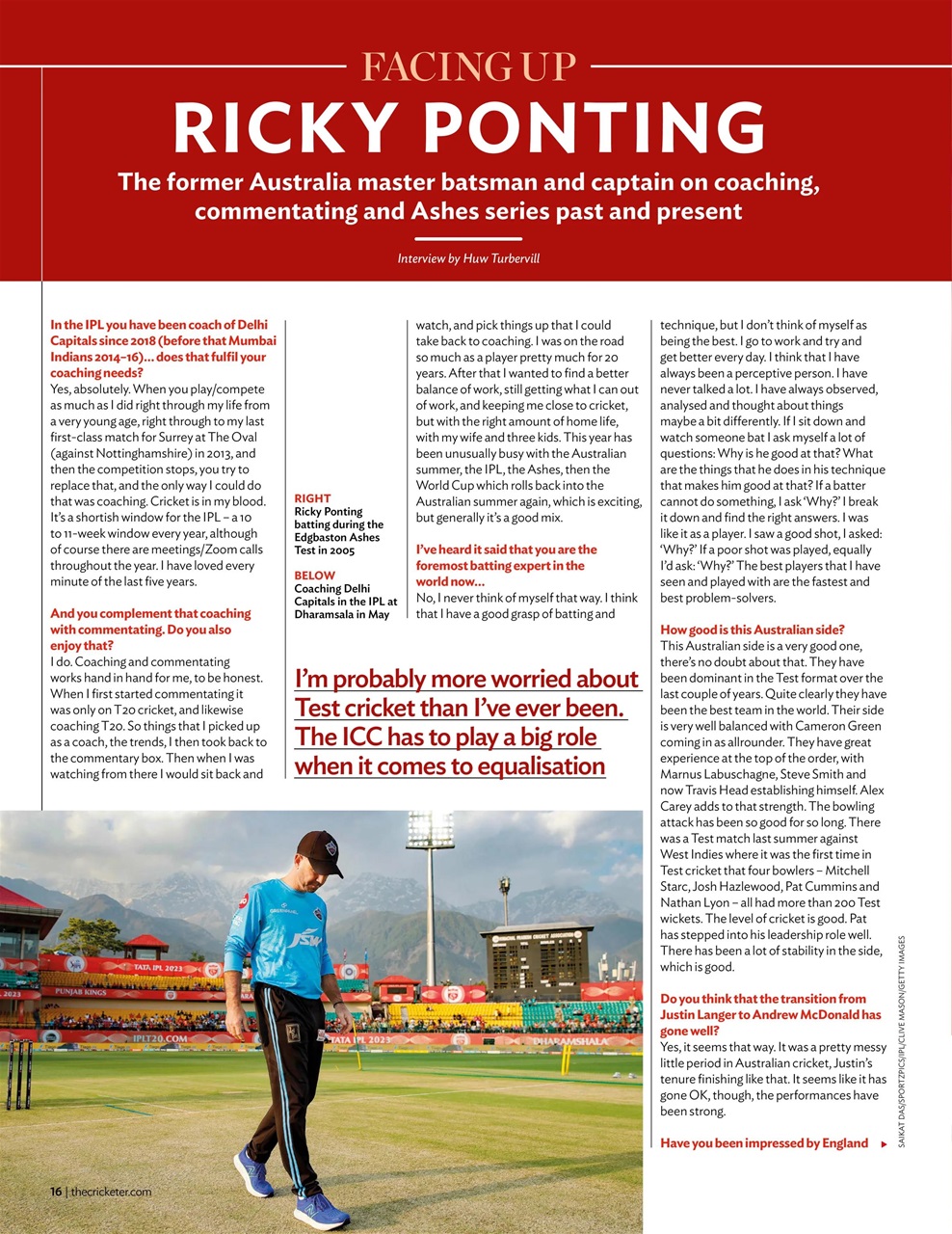 The Cricketer Magazine Preview Pages