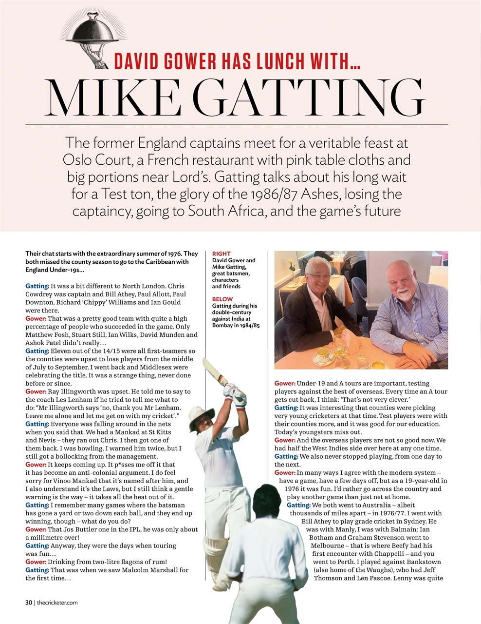 The Cricketer Magazine Preview Pages