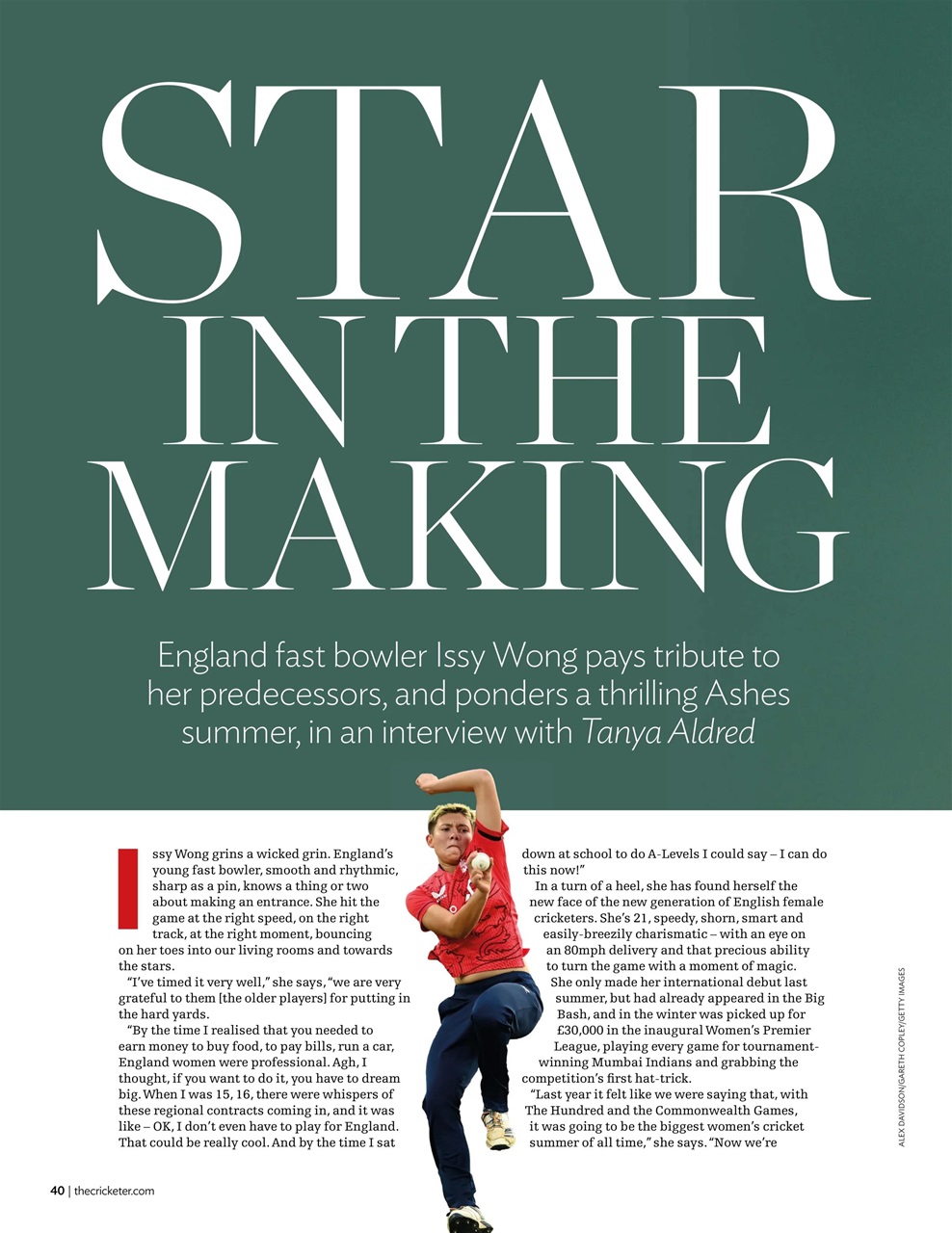 The Cricketer Magazine Preview Pages