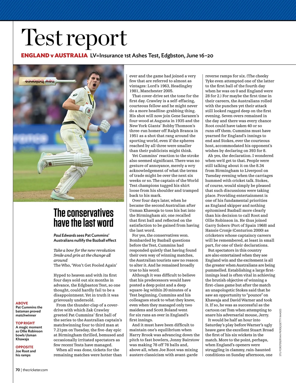 The Cricketer Magazine Preview Pages