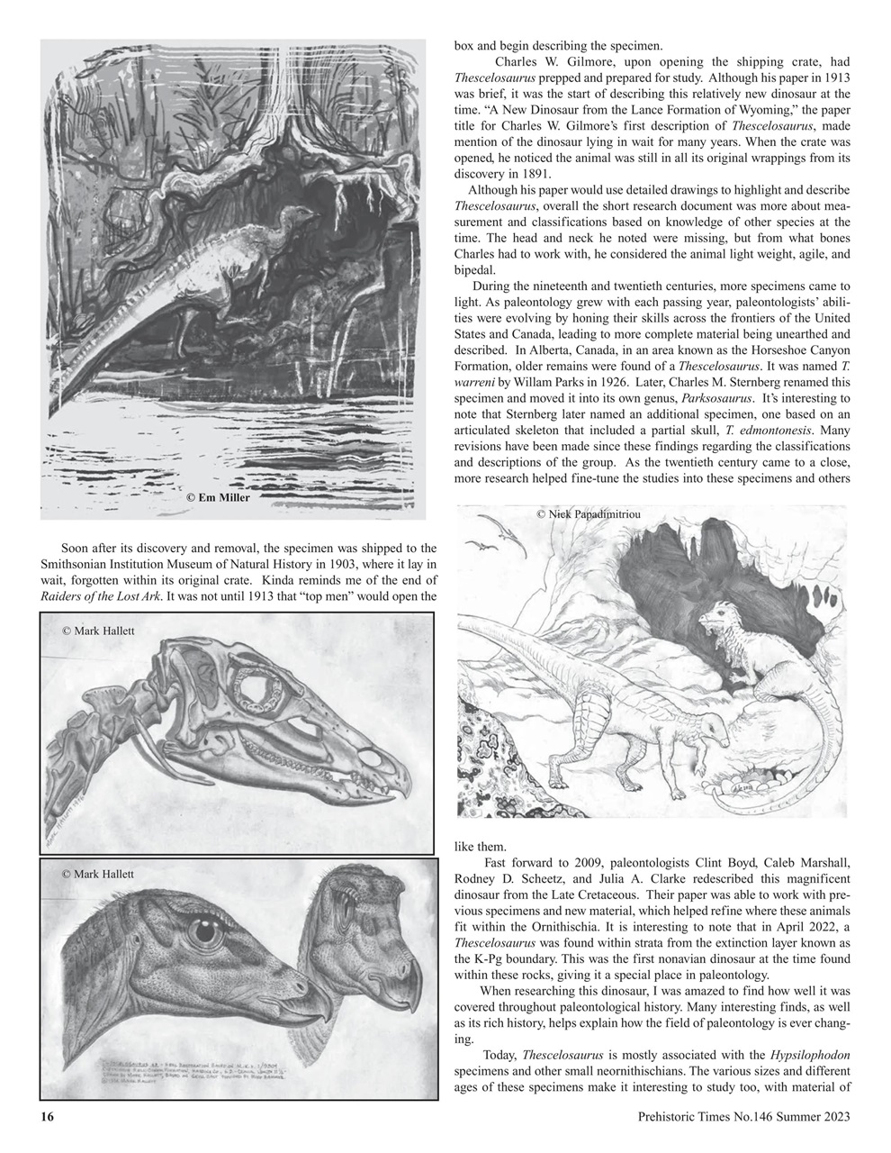 Prehistoric Times Preview Pages