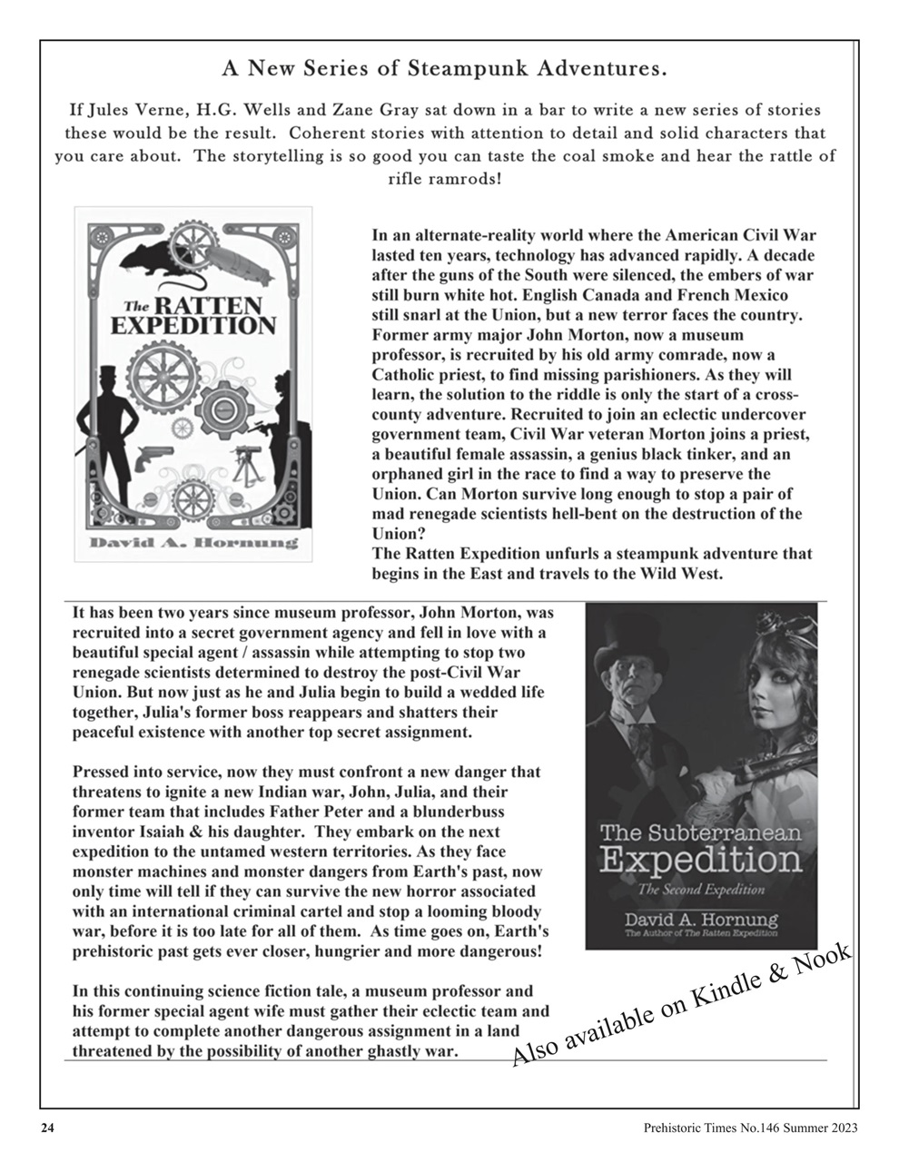 Prehistoric Times Preview Pages