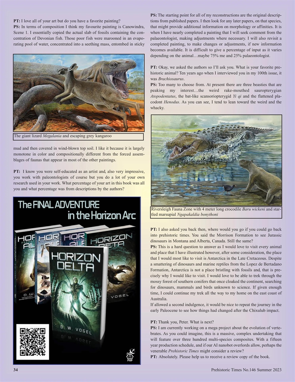 Prehistoric Times Preview Pages