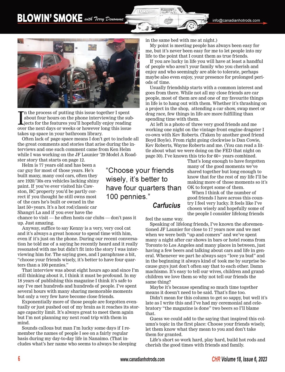 Canadian Hot Rods Preview Pages