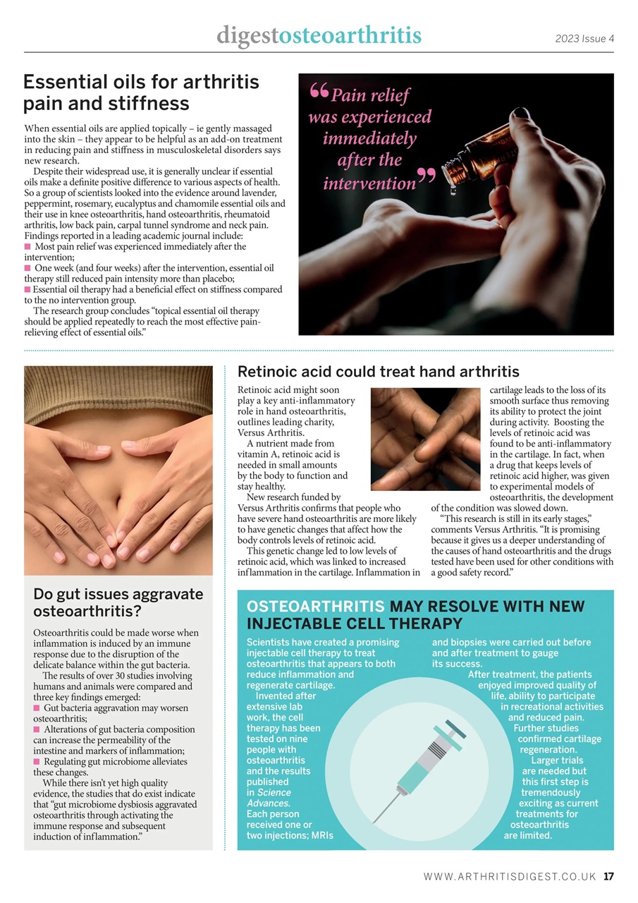 Arthritis Digest Preview Pages
