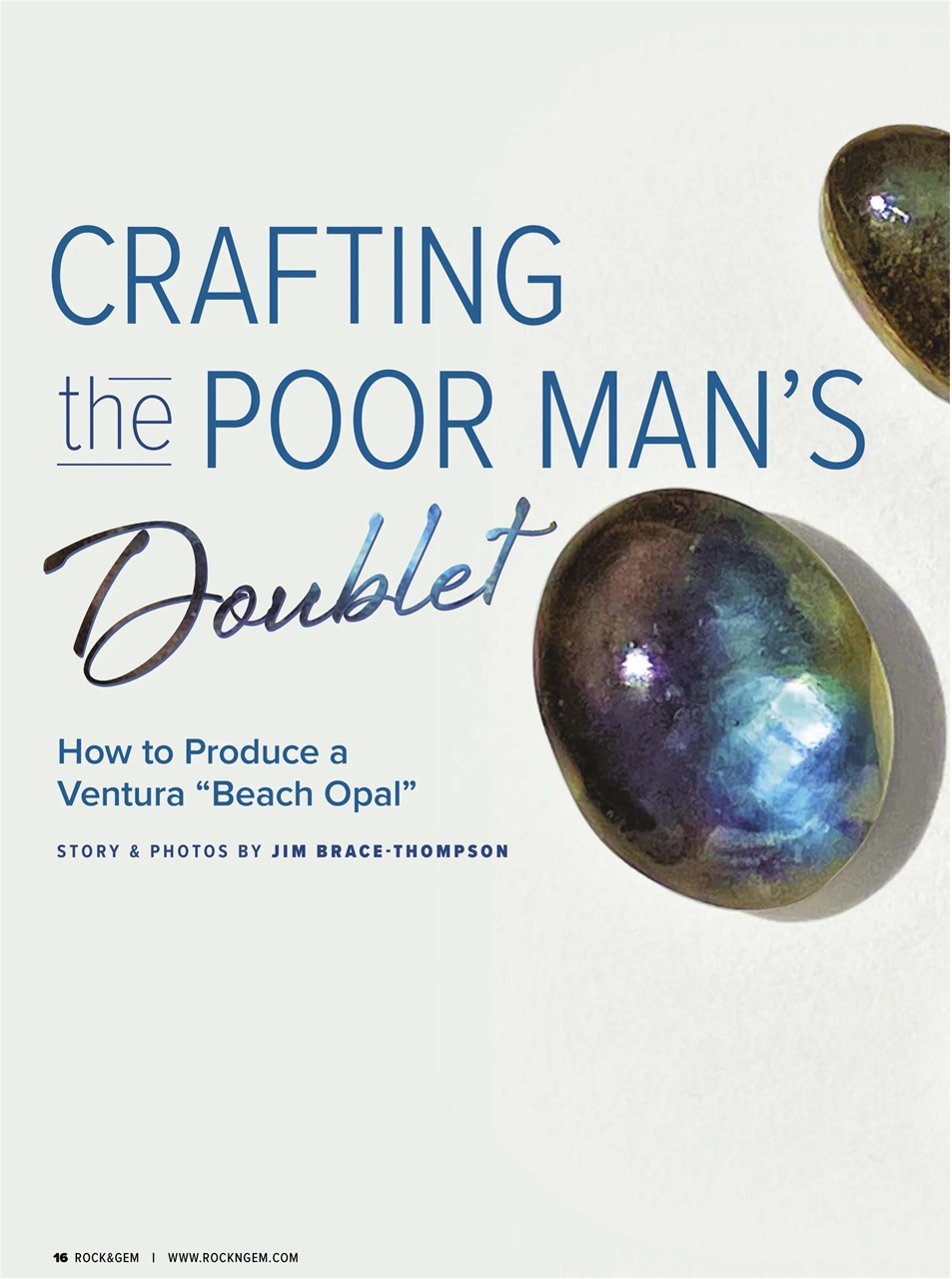 Rock&Gem Magazine Preview Pages