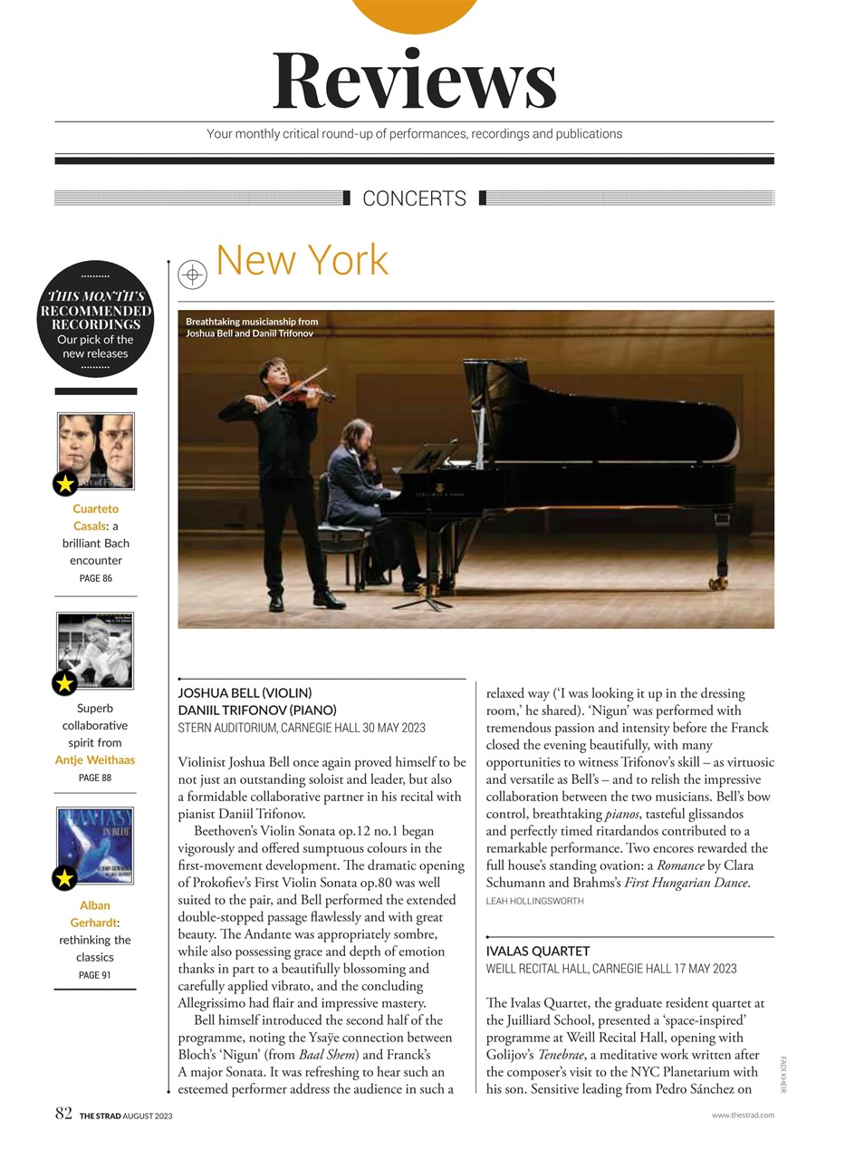 The Strad Preview Pages