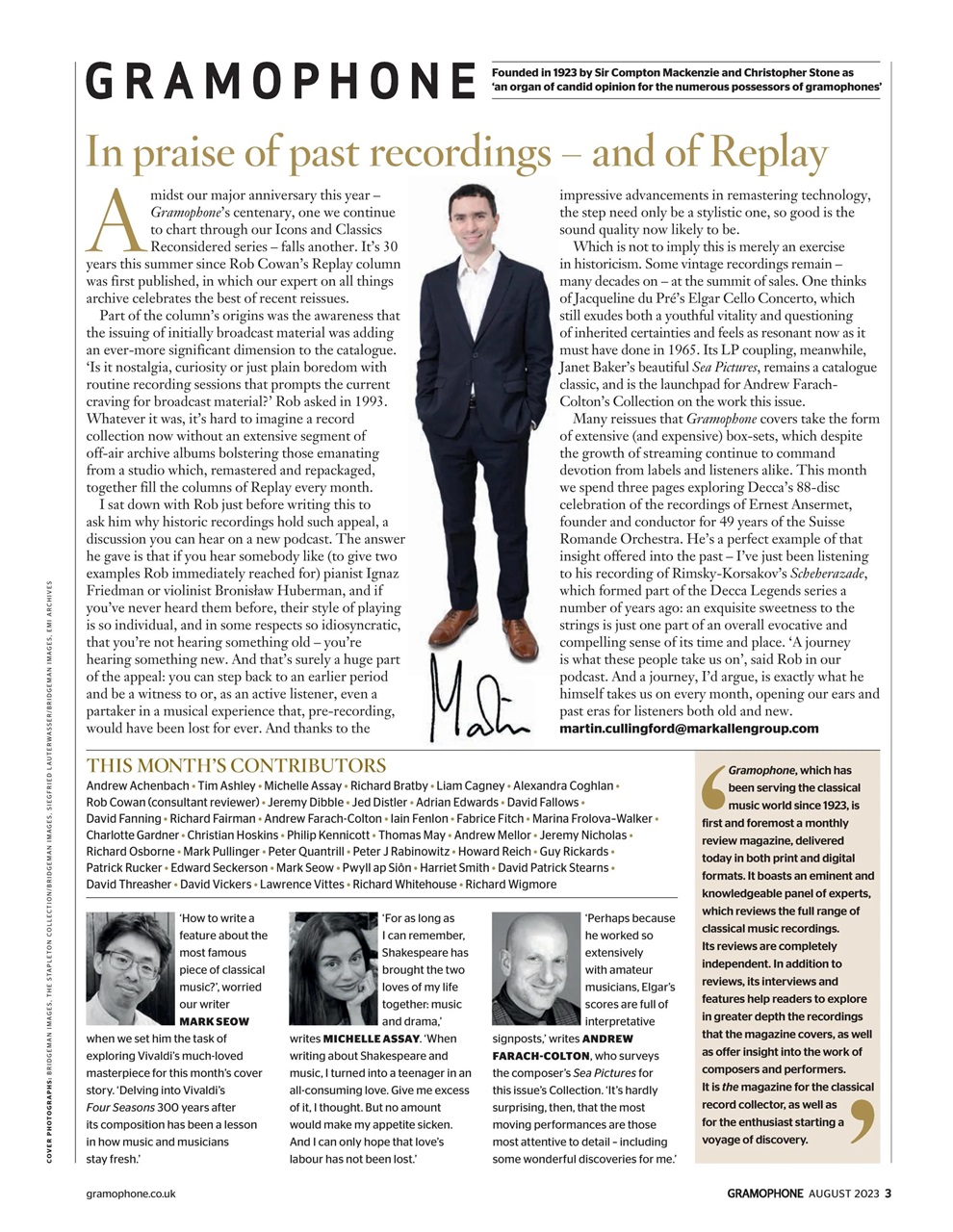 Gramophone Preview Pages