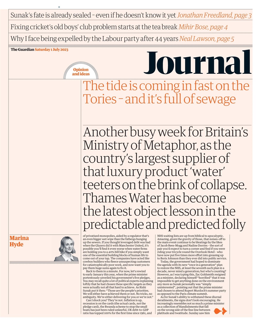 The Guardian Newspaper Preview Pages