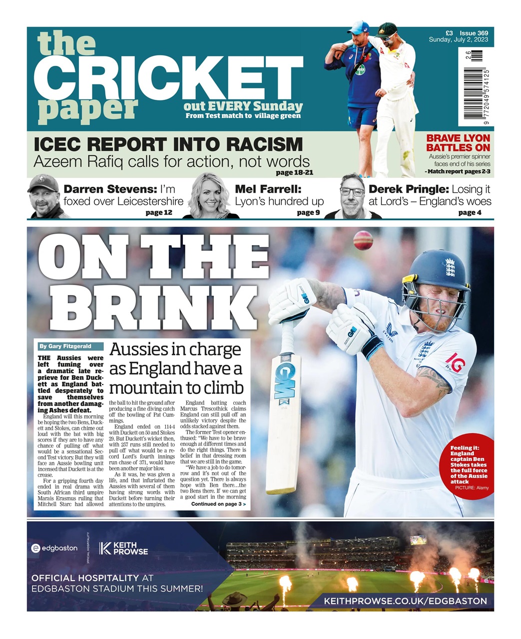 The Cricket Paper Preview Pages