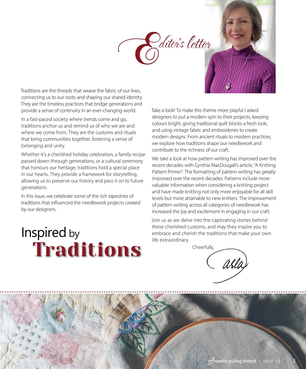 A Needle Pulling Thread Preview Pages