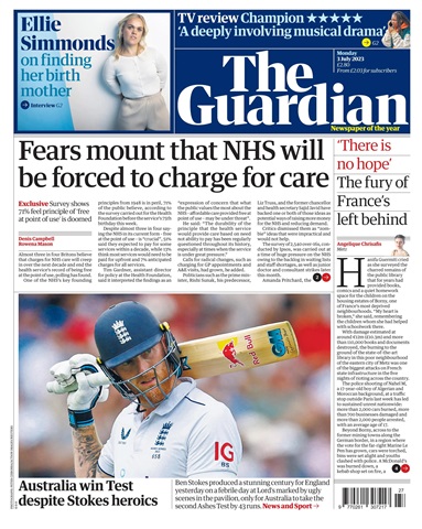 The Guardian Newspaper issue Monday, July 3, 2023