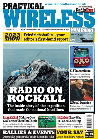 Practical Wireless issue August 2023