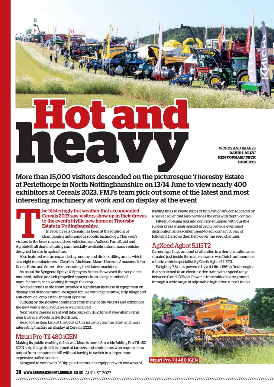 Farm Machinery Journal Preview Pages