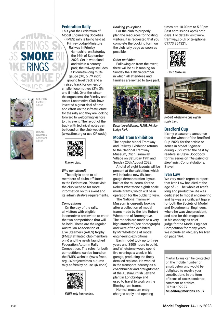 Model Engineer Preview Pages