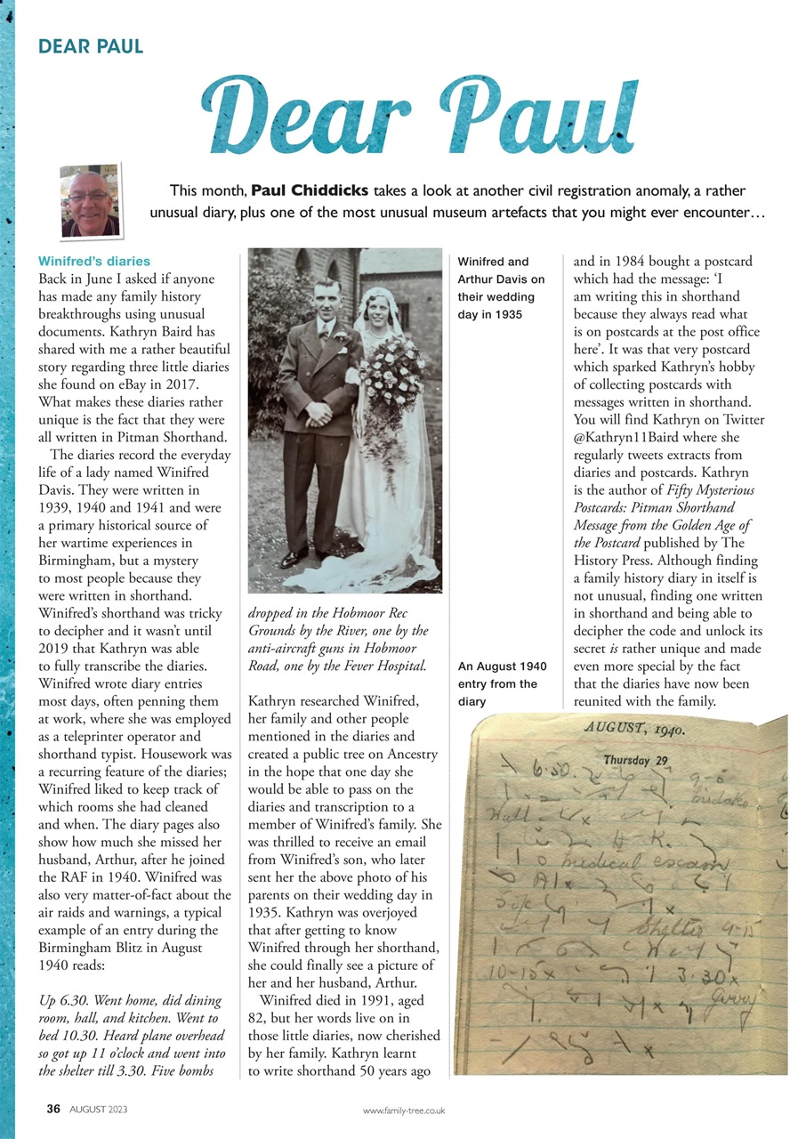 Family Tree Preview Pages