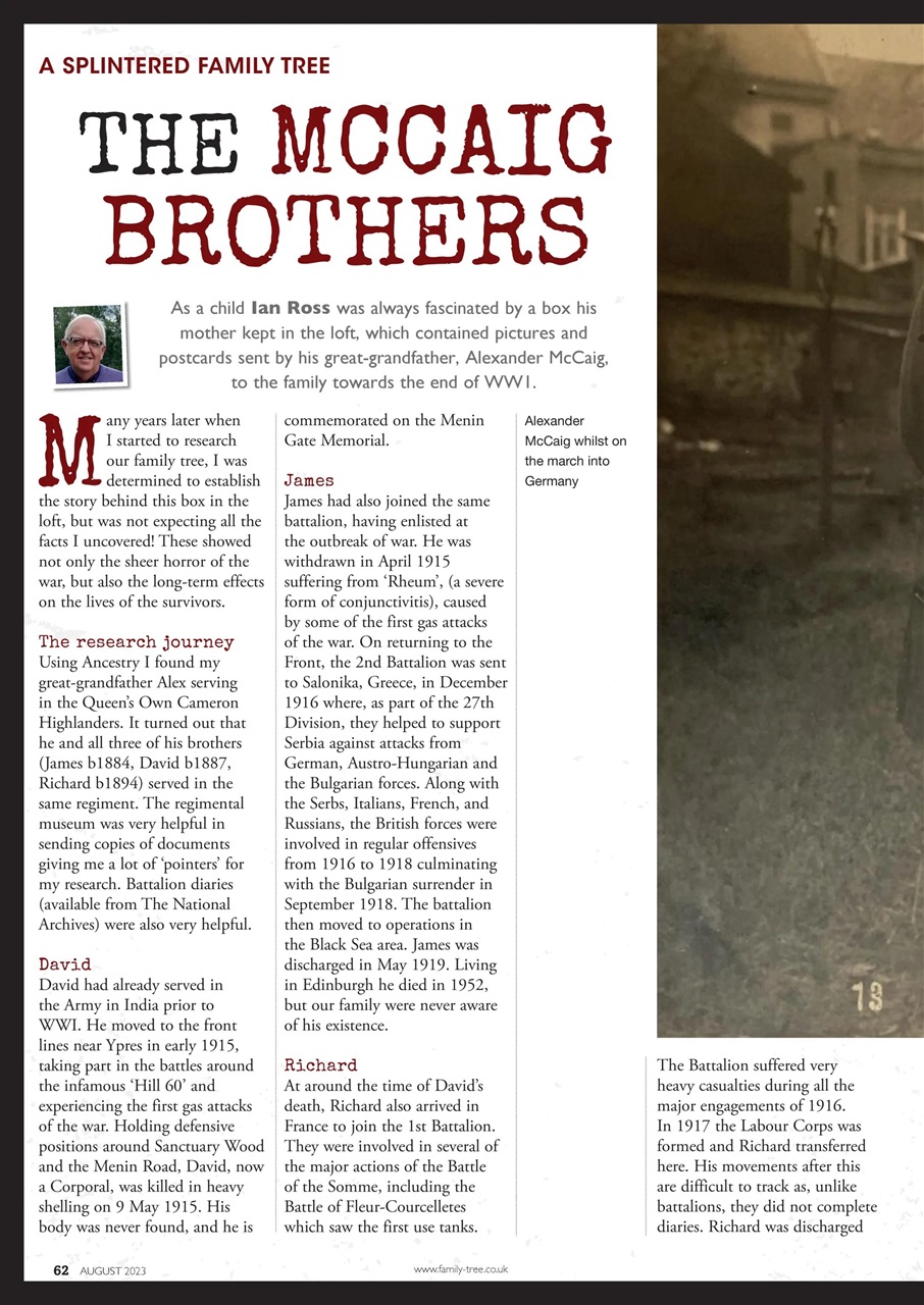 Family Tree Preview Pages