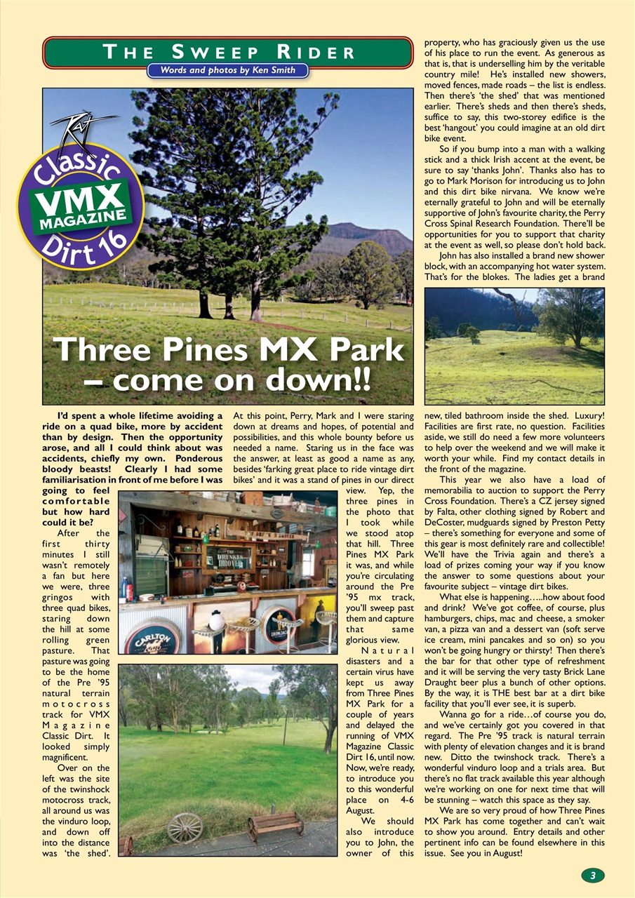 VMX Magazine Preview Pages