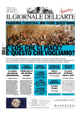 Il Giornale Dell’Arte issue luglio-agosto 2023