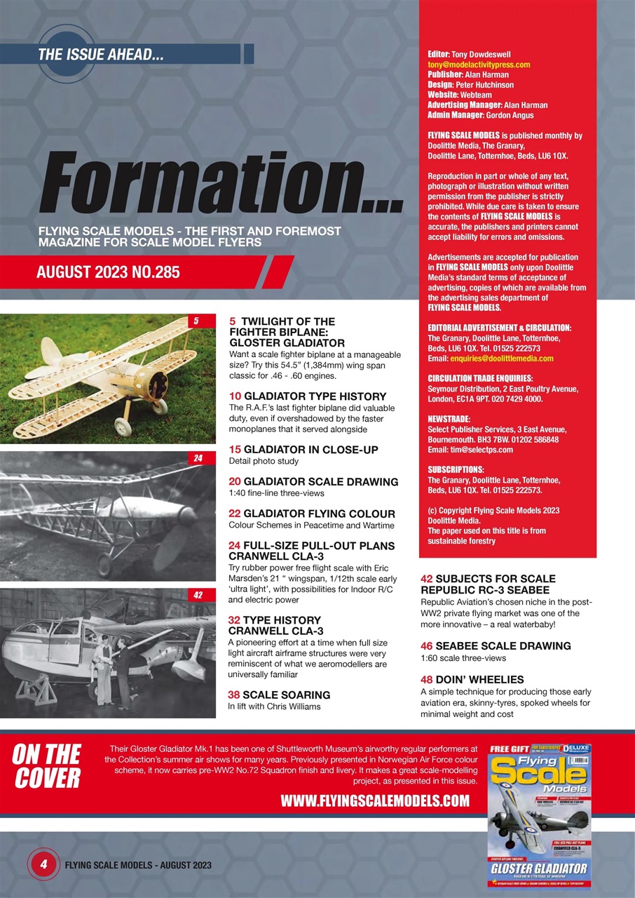 Radio Control Model Flyer Preview Pages