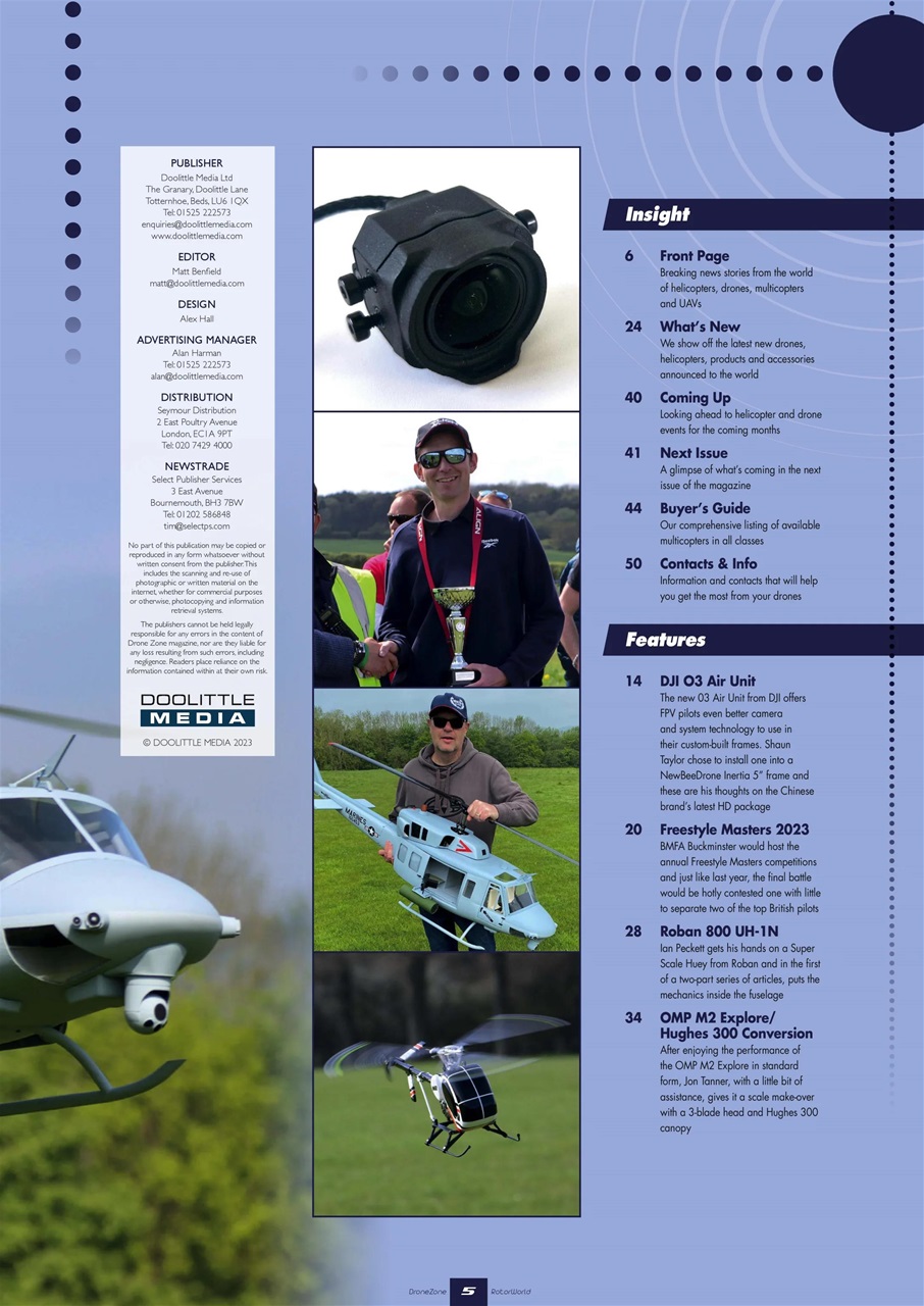 Radio Control DroneZone Preview Pages