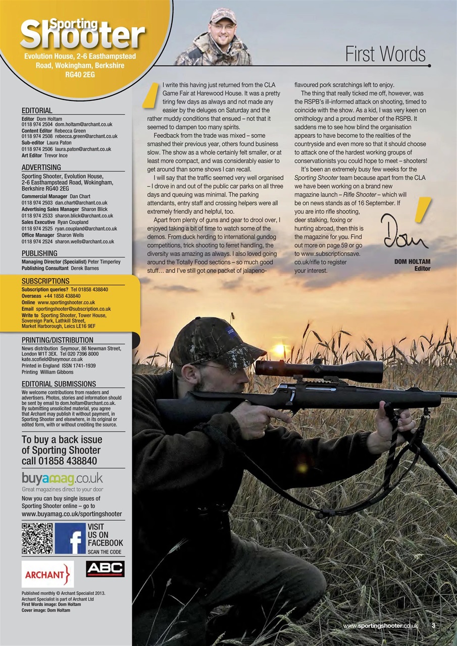 Sporting Gun Preview Pages